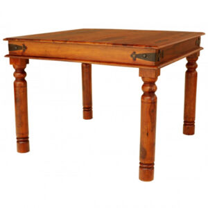 Jedálenský stôl Jali 100x100 z indického masívu palisander